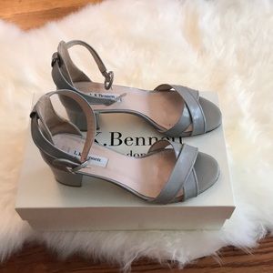 L. K. Bennett Aniki leather sandals size 38